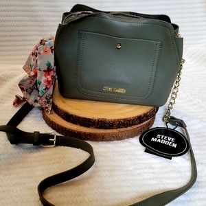 Steve Madden Olive Boxford Crossbody